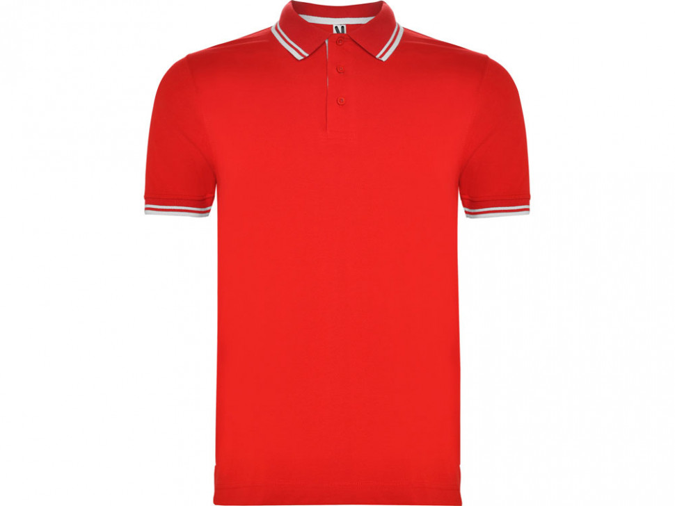Рубашка поло Montreal мужская, красный/белый