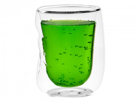 Кружка с двойными стенками и эффектом помятости Mauna