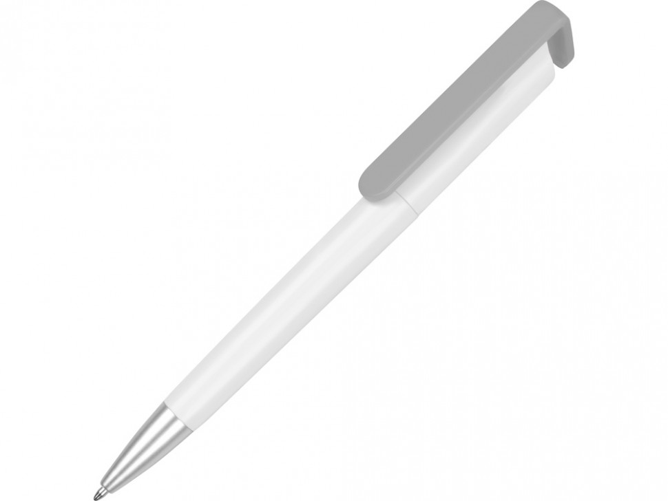 Ручка-подставка Кипер, белый/серый
