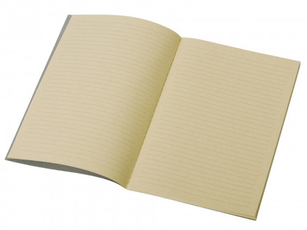 Блокнот Monet, гибкая обложка A5 из моющегося крафта, 32 листа, серый