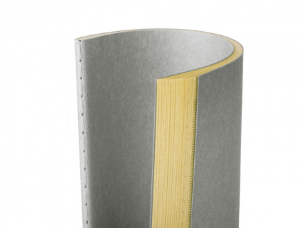 Блокнот Monet, гибкая обложка A5 из моющегося крафта, 32 листа, серый