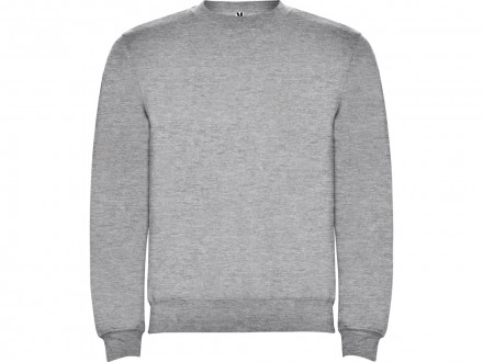 Свитшот с начесом Clasica детский, серый меланж