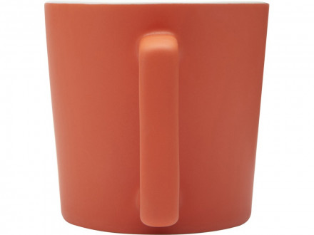 Cali Керамическая кружка объемом 370 мл с матовой отделкой - Оранжевый