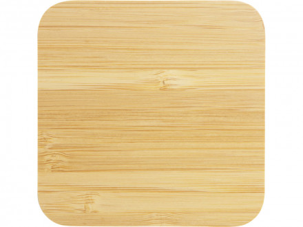 USB-хаб с беспроводной зарядкой из бамбука Plato