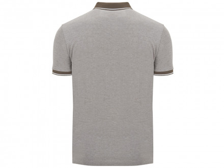 Рубашка поло Bowie мужская, меланжевый армейский зеленый