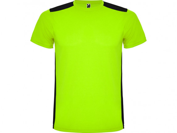 Спортивная футболка Detroit детская, лаймовый пунш/черный