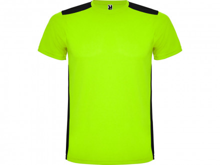 Спортивная футболка Detroit детская, лаймовый пунш/черный