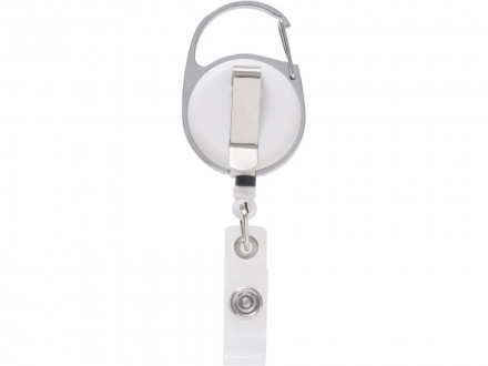 Бейдж с рулеткой-карабин Favor, черный