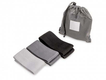 Подарочный набор с ковриком и фитнес резинками Virasana, оливковый