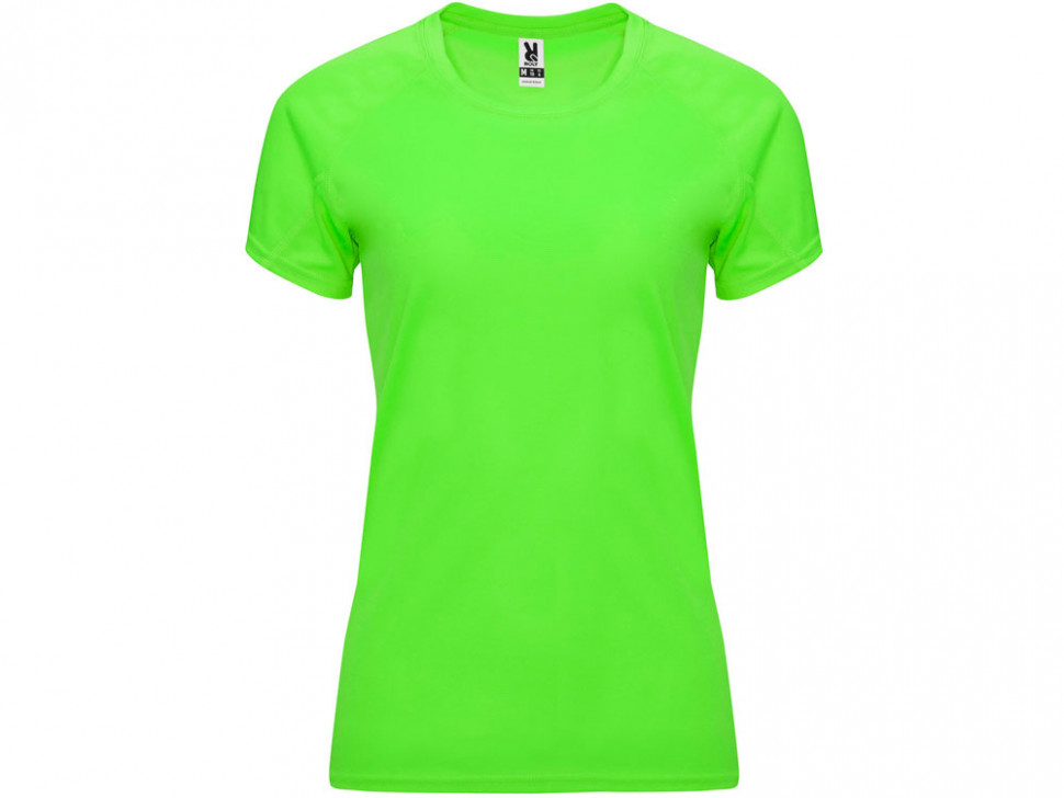Футболка Bahrain женская, неоновый зеленый