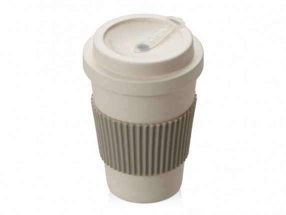 Термокружка Muffin из натуральных волокон, бежевый