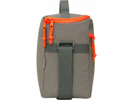 Изотермическая сумка-холодильник Neo Classic c контрастной молнией, серый/оранжевый