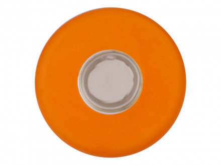 Бутылка для воды стеклянная Refine, в чехле, 550 мл, оранжевый