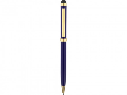 Ручка шариковая Голд Сойер со стилусом, синий