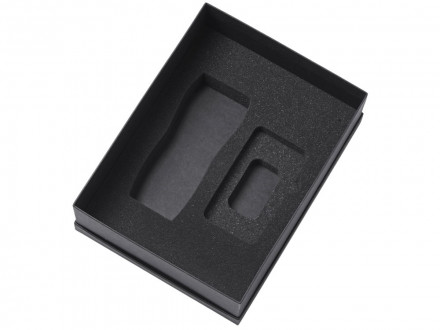 Подарочный набор c вакуумной термокружкой и повербанком С1, фиолетовый