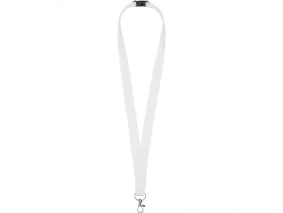 Ланьярд с карабином и замком безопасного разрыва, белый