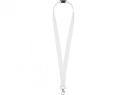Ланьярд с карабином и замком безопасного разрыва, белый