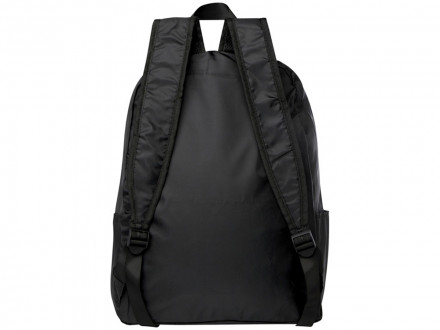 Складной рюкзак EcoFold объемом 15 л из переработанного ПЭТ-пластика - сплошной черный