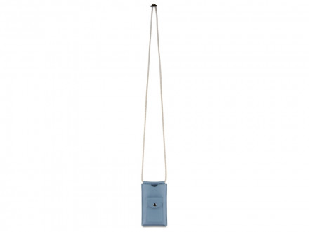 Сумка-чехол для мобильного телефона BUGATTI Almata, голубая, полиуретан, 11x2x18 см