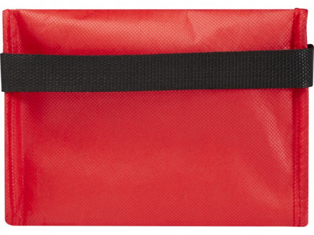 Spectrum нетканая сумка-холодильник, 4 л, на 6 банок, из переработанных материалов, красный