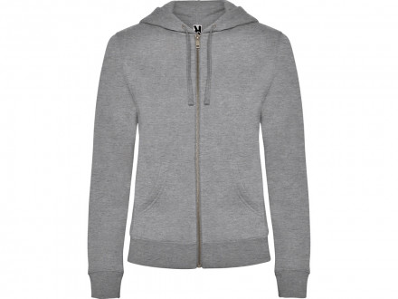 Толстовка на молнии Veleta, серый меланж