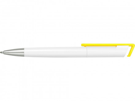 Ручка-подставка Кипер, белый/желтый