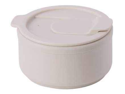 Силиконовый складной стакан GoCup, бежевый