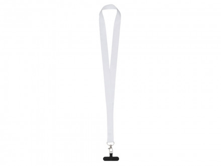 Ланъярд 2,5 см под сублимацию с карабином и узким держателем для телефона из ПЭ