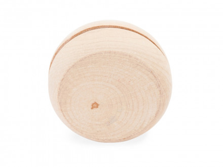 Деревянное йо-йо ROSKO с белым шнуром длиной 75 см, натуральный