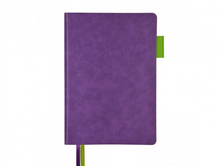 Ежедневник недатированный А5 Boston, фиолетовый