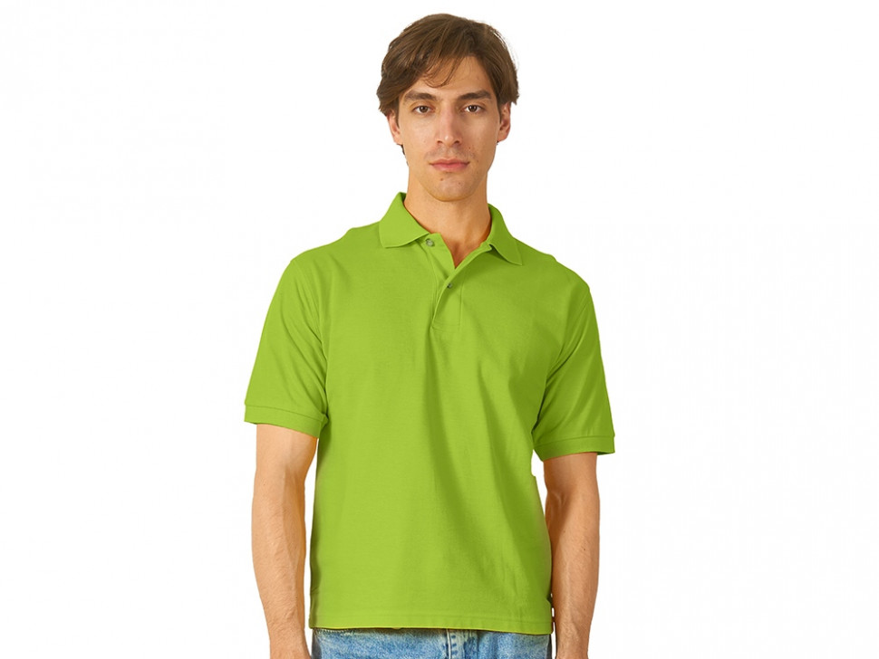 Рубашка поло Boston 2.0 мужская, зеленое яблоко