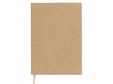 Блокнот из пробки А5 Passiflora, твердая обложка, 80 листов 80 гр/м2 переработанной белой бумаги,