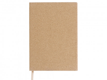 Блокнот из пробки А5 Passiflora, твердая обложка, 80 листов 80 гр/м2 переработанной белой бумаги,