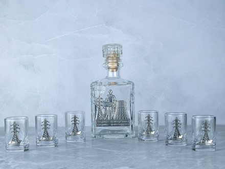 Набор со штофом ЭНЕРГЕТИКИ