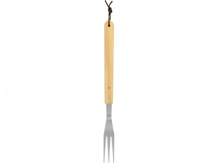 Вилка для барбекю с деревянной ручкой BBQ