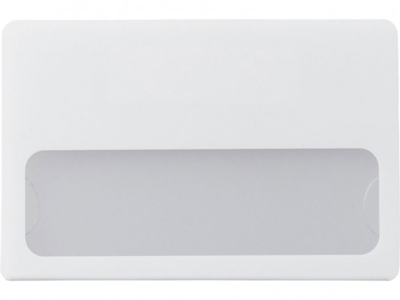 Бейдж с загибушкой(литой) 90х60мм, белый