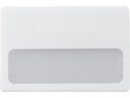 Бейдж с загибушкой(литой) 90х60мм, белый