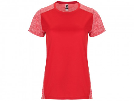 Спортивная футболка Zolder женская, красный/меланжевый красный