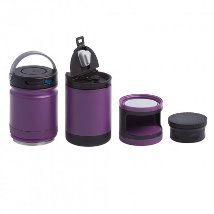 Термостакан Golchi 2 в 1, фиолетовый