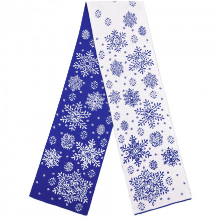 Шарф Snow Fairy, синий (василек)