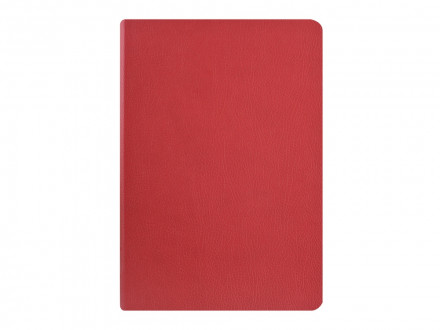 Ежедневник недатированный А5 Megapolis Nappa Flex, красный