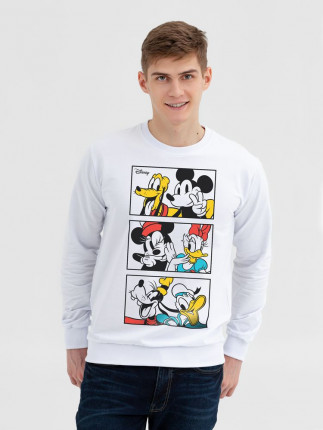 Свитшот Mickey & Friends, белый