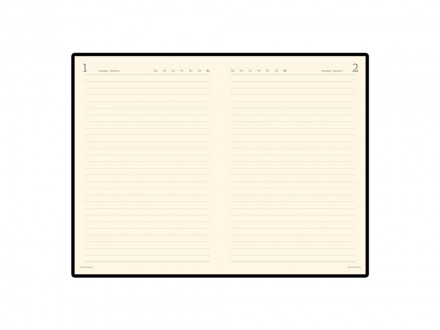 Ежедневник полудатированный портфолио А5  PROFY коричневый