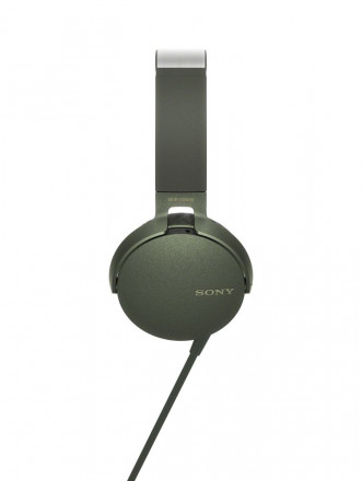 Наушники Sony XB-550, зеленые