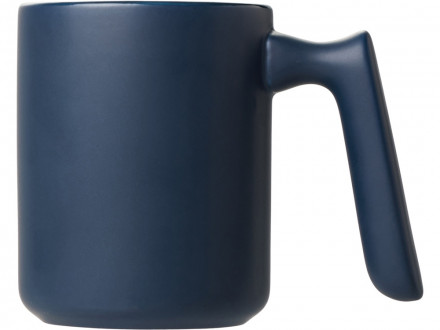 Кружка матовая с прямой ручкой Axio, 360 мл, темно-синий