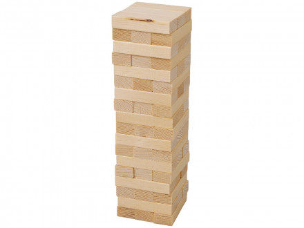 Настольная игра из дерева Башня в деревянной коробке