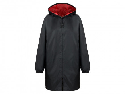 Дождевик Bi-color унисекс, красный/черный