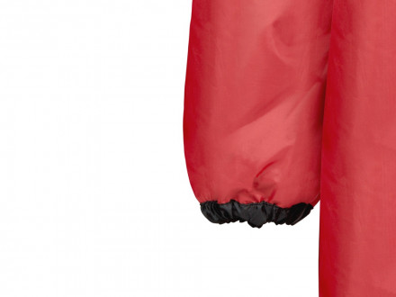 Дождевик Bi-color унисекс, красный/черный