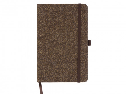 Блокнот из кофейных зерен А5 Coffee notes, твердая обложка, 80 листов 70 гр/м2 белой бумаги, кофейный