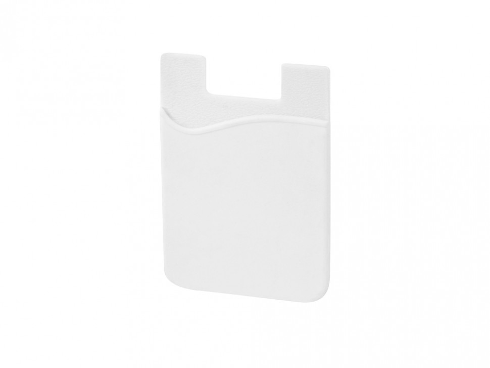 Картхолдер с креплением на телефон Gummy, белый